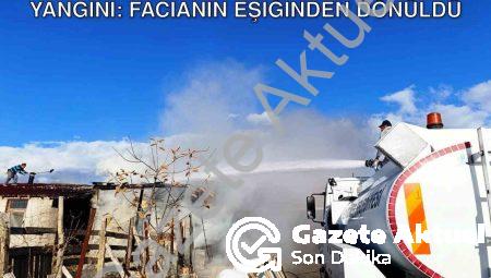 Kütahya Seyitömer’de Korkutan Ahır Yangını: Facianın Eşiğinden Dönüldü