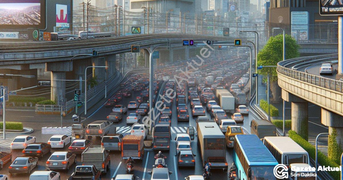 "Kütahya'da Araç Sayısı Nüfusu Geçti: Artış Rekor Seviyede" başlıklı haber için fotorealistik, profe