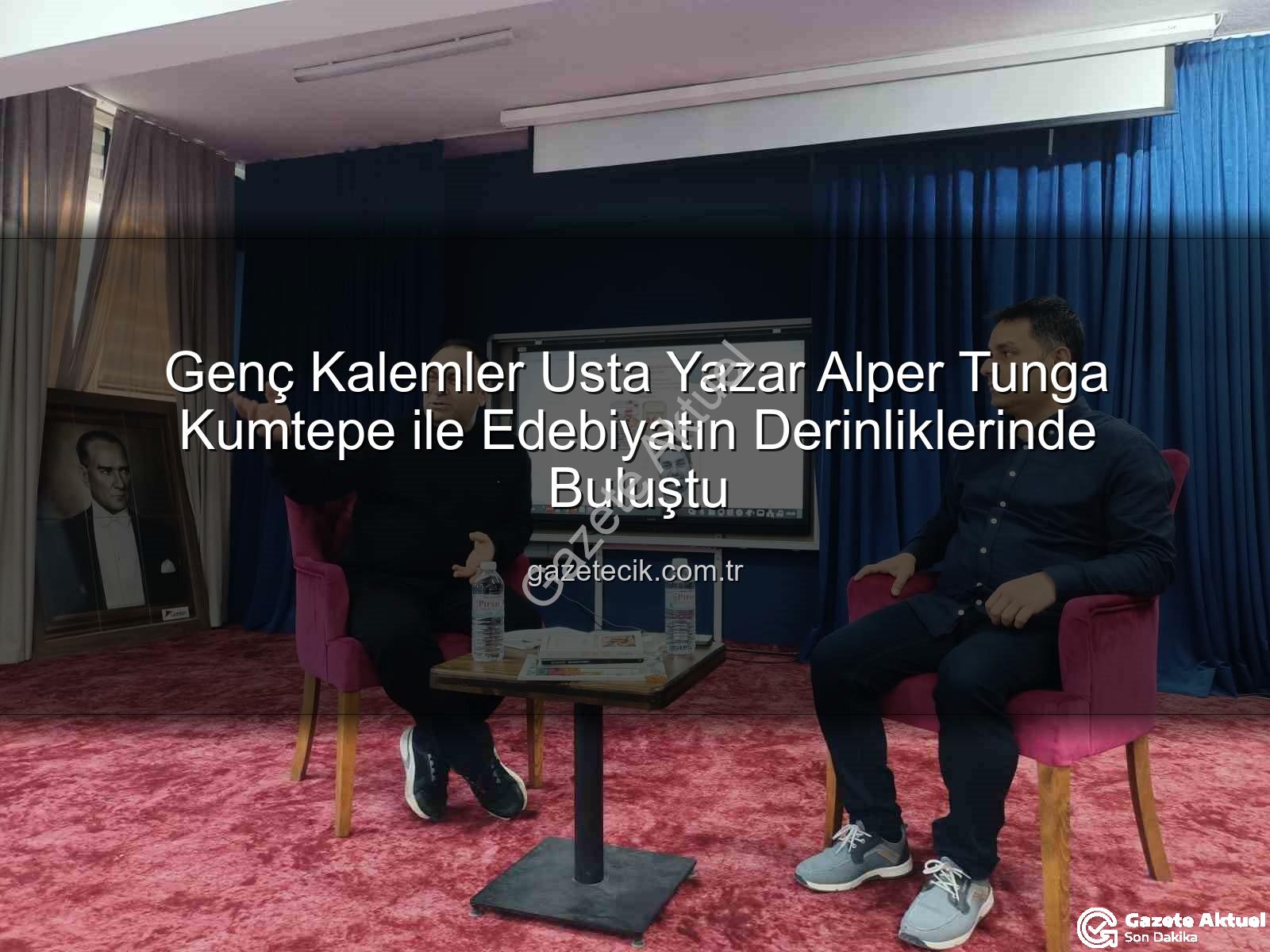Alper Tunga Kumtepe - Manisa'da Genç Kalemler, Usta Yazar Alper Tunga Kumtepe ile Edebiyatın Derinliklerinde Buluştu