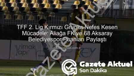 TFF 2. Lig Kırmızı Grup’ta Nefes Kesen Mücadele: Aliağa FK ve 68 Aksaray Belediyespor Puanları Paylaştı