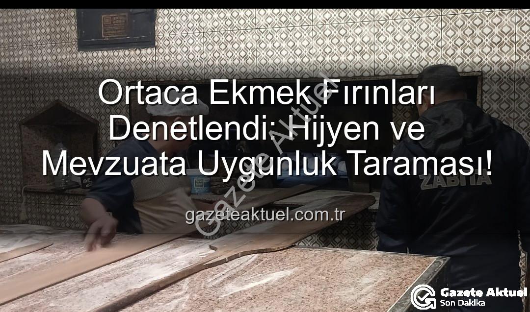 Ortaca ekmek fırınları - Ortaca Ekmek Fırınları Denetlendi: Hijyen ve Mevzuata Uygunluk Taraması!